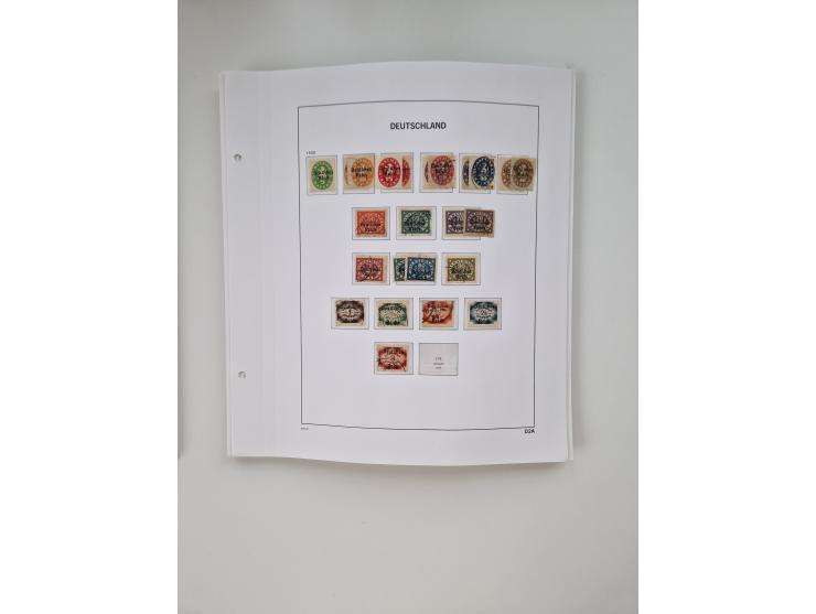 1872/1945, meist ungebraucht/postfrische und gestempelte Sammlung inkl. Dienstpost mit vielen besseren und kpl. Ausgaben. Dab