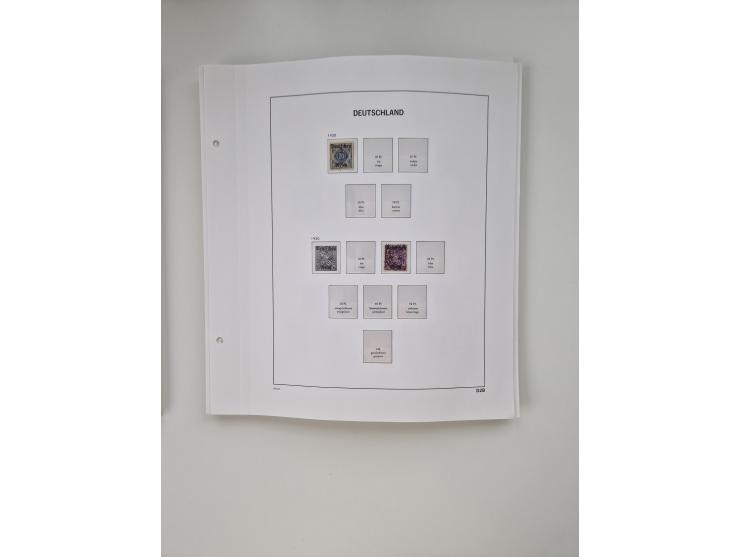 1872/1945, meist ungebraucht/postfrische und gestempelte Sammlung inkl. Dienstpost mit vielen besseren und kpl. Ausgaben. Dab