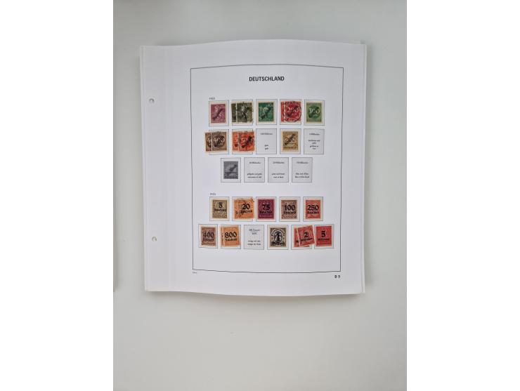 1872/1945, meist ungebraucht/postfrische und gestempelte Sammlung inkl. Dienstpost mit vielen besseren und kpl. Ausgaben. Dab