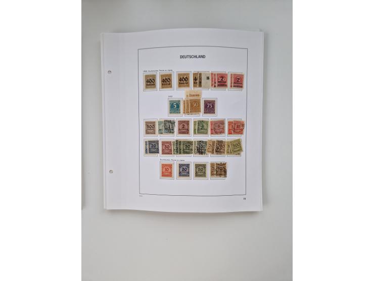 1872/1945, meist ungebraucht/postfrische und gestempelte Sammlung inkl. Dienstpost mit vielen besseren und kpl. Ausgaben. Dab