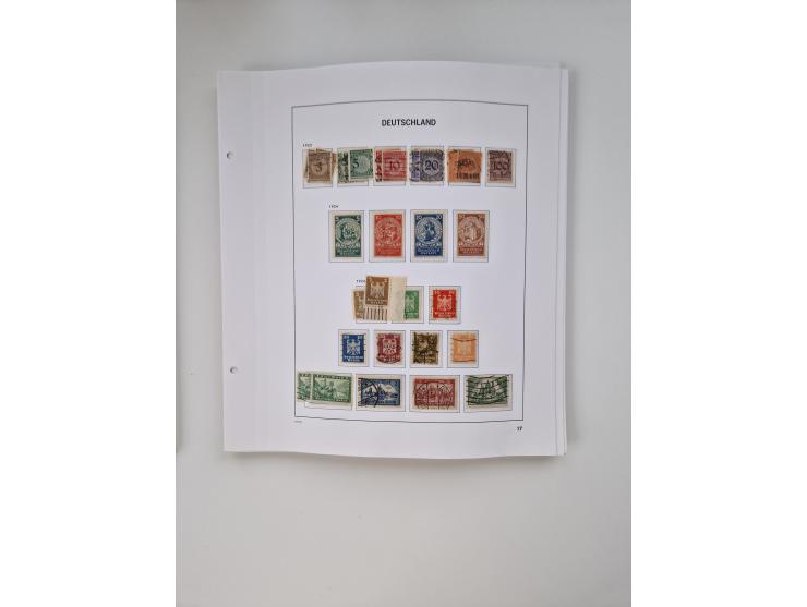 1872/1945, meist ungebraucht/postfrische und gestempelte Sammlung inkl. Dienstpost mit vielen besseren und kpl. Ausgaben. Dab