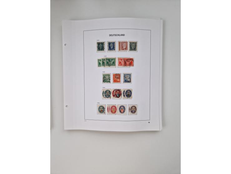 1872/1945, meist ungebraucht/postfrische und gestempelte Sammlung inkl. Dienstpost mit vielen besseren und kpl. Ausgaben. Dab