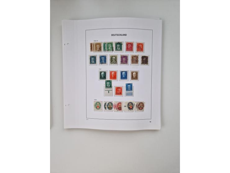 1872/1945, meist ungebraucht/postfrische und gestempelte Sammlung inkl. Dienstpost mit vielen besseren und kpl. Ausgaben. Dab