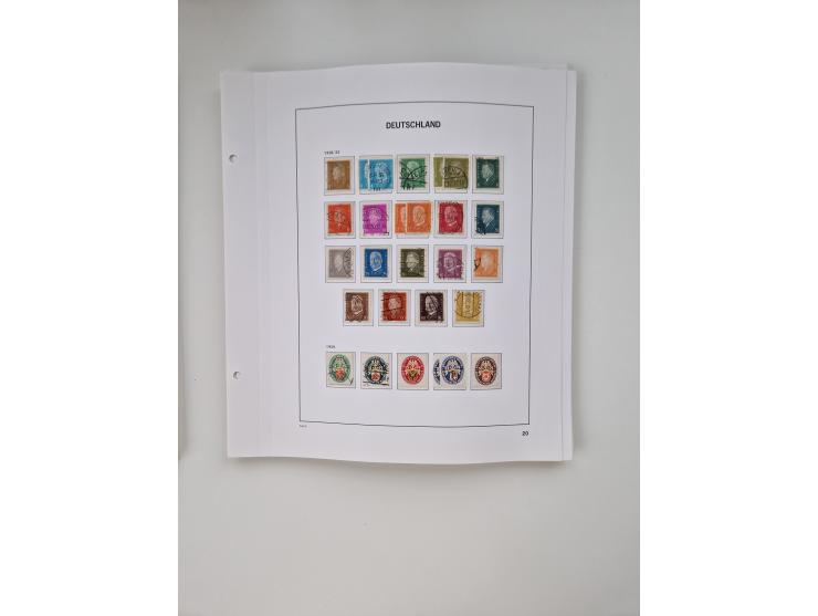 1872/1945, meist ungebraucht/postfrische und gestempelte Sammlung inkl. Dienstpost mit vielen besseren und kpl. Ausgaben. Dab