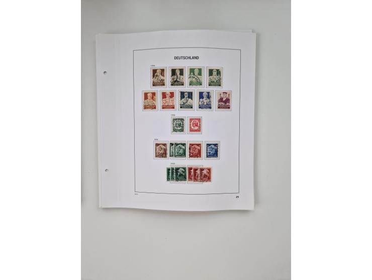 1872/1945, meist ungebraucht/postfrische und gestempelte Sammlung inkl. Dienstpost mit vielen besseren und kpl. Ausgaben. Dab