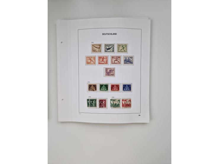 1872/1945, meist ungebraucht/postfrische und gestempelte Sammlung inkl. Dienstpost mit vielen besseren und kpl. Ausgaben. Dab