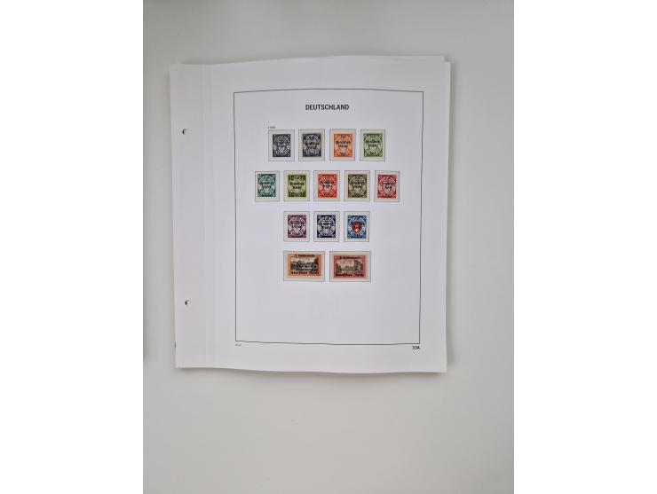 1872/1945, meist ungebraucht/postfrische und gestempelte Sammlung inkl. Dienstpost mit vielen besseren und kpl. Ausgaben. Dab