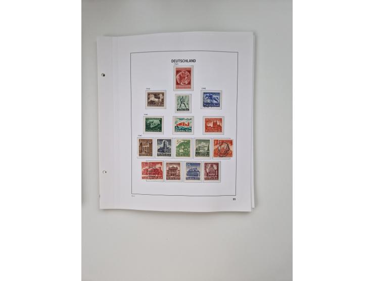 1872/1945, meist ungebraucht/postfrische und gestempelte Sammlung inkl. Dienstpost mit vielen besseren und kpl. Ausgaben. Dab