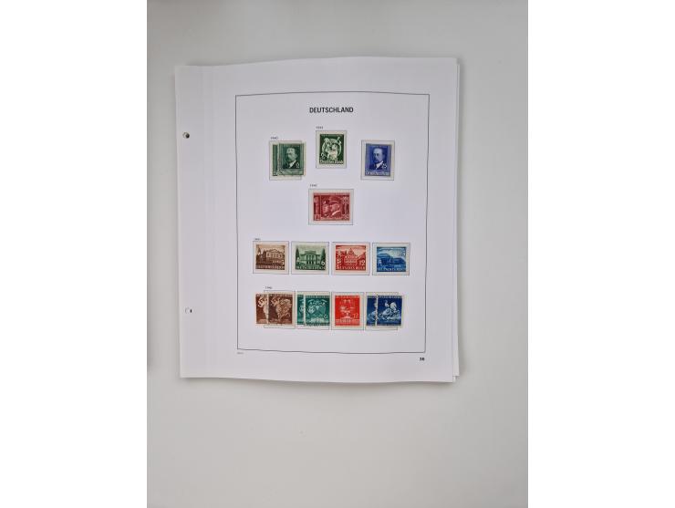 1872/1945, meist ungebraucht/postfrische und gestempelte Sammlung inkl. Dienstpost mit vielen besseren und kpl. Ausgaben. Dab