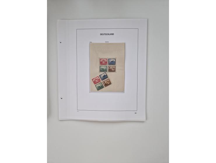 1872/1945, meist ungebraucht/postfrische und gestempelte Sammlung inkl. Dienstpost mit vielen besseren und kpl. Ausgaben. Dab