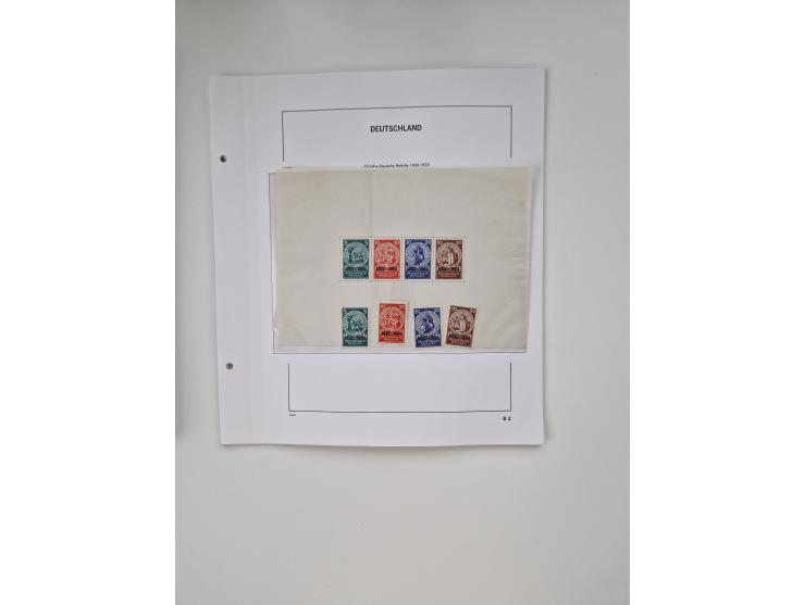 1872/1945, meist ungebraucht/postfrische und gestempelte Sammlung inkl. Dienstpost mit vielen besseren und kpl. Ausgaben. Dab