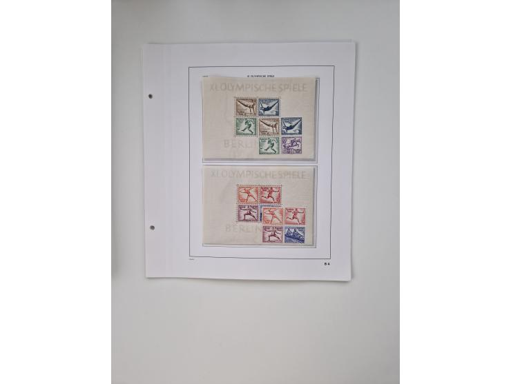 1872/1945, meist ungebraucht/postfrische und gestempelte Sammlung inkl. Dienstpost mit vielen besseren und kpl. Ausgaben. Dab