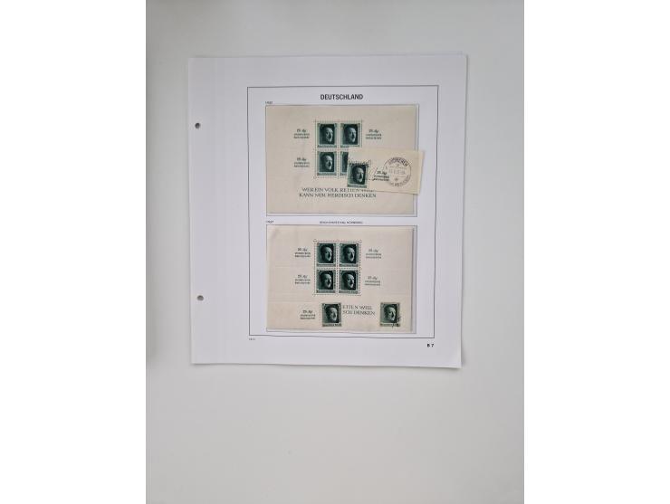 1872/1945, meist ungebraucht/postfrische und gestempelte Sammlung inkl. Dienstpost mit vielen besseren und kpl. Ausgaben. Dab