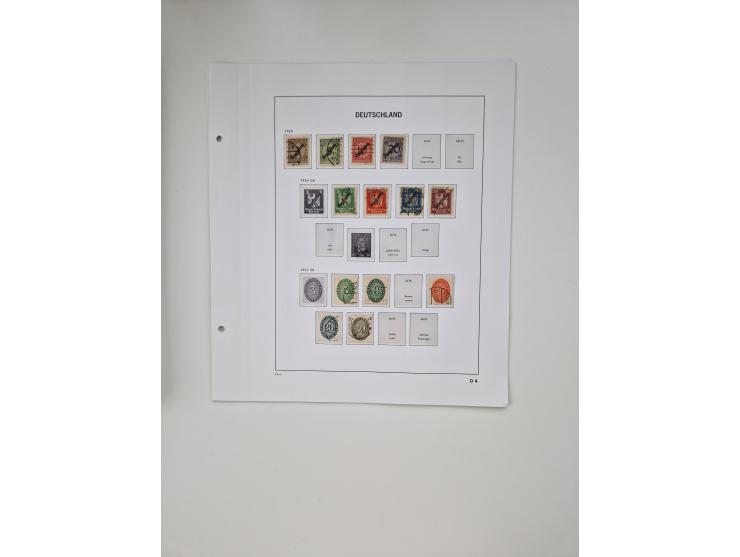 1872/1945, meist ungebraucht/postfrische und gestempelte Sammlung inkl. Dienstpost mit vielen besseren und kpl. Ausgaben. Dab