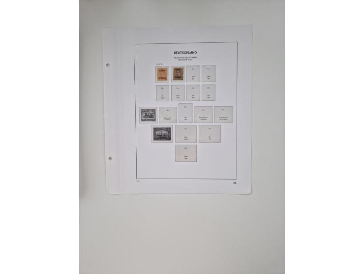 1872/1945, meist ungebraucht/postfrische und gestempelte Sammlung inkl. Dienstpost mit vielen besseren und kpl. Ausgaben. Dab