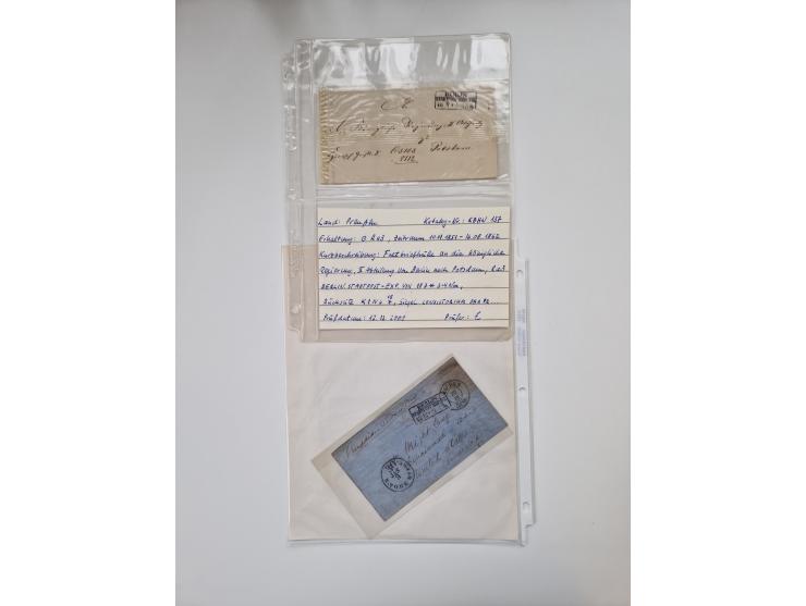 Berlin: 1817/1904,Stempel-Sammlung ab Vorphila mit ca. 280 Briefen, Karten und Ganzsachen mit vielen verschiedenen Stempeln i