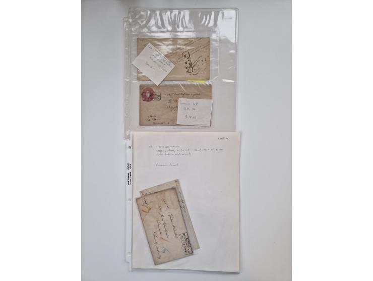 Berlin: 1817/1904,Stempel-Sammlung ab Vorphila mit ca. 280 Briefen, Karten und Ganzsachen mit vielen verschiedenen Stempeln i