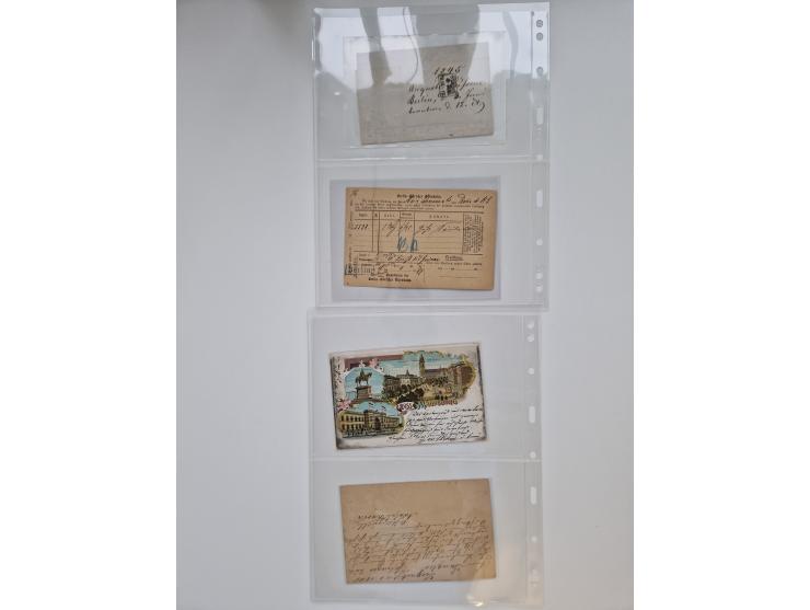 Berlin: 1817/1904,Stempel-Sammlung ab Vorphila mit ca. 280 Briefen, Karten und Ganzsachen mit vielen verschiedenen Stempeln i