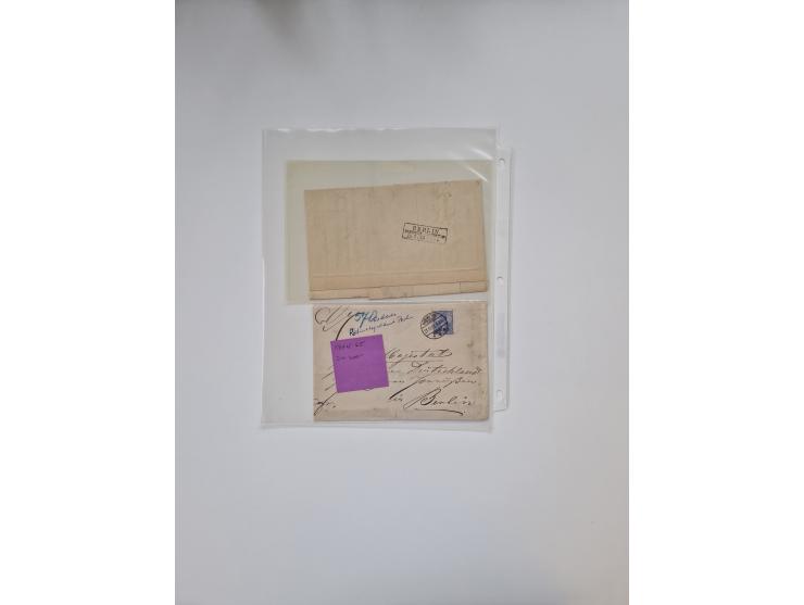 Berlin: 1817/1904,Stempel-Sammlung ab Vorphila mit ca. 280 Briefen, Karten und Ganzsachen mit vielen verschiedenen Stempeln i