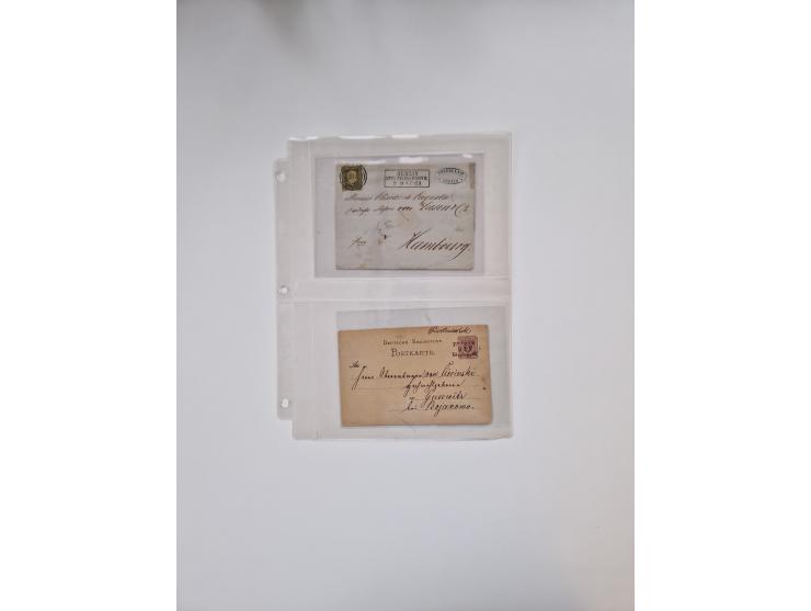 Berlin: 1817/1904,Stempel-Sammlung ab Vorphila mit ca. 280 Briefen, Karten und Ganzsachen mit vielen verschiedenen Stempeln i