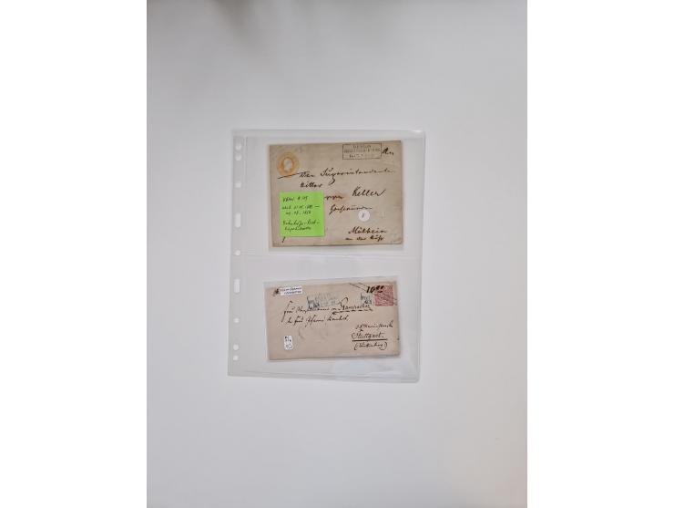 Berlin: 1817/1904,Stempel-Sammlung ab Vorphila mit ca. 280 Briefen, Karten und Ganzsachen mit vielen verschiedenen Stempeln i