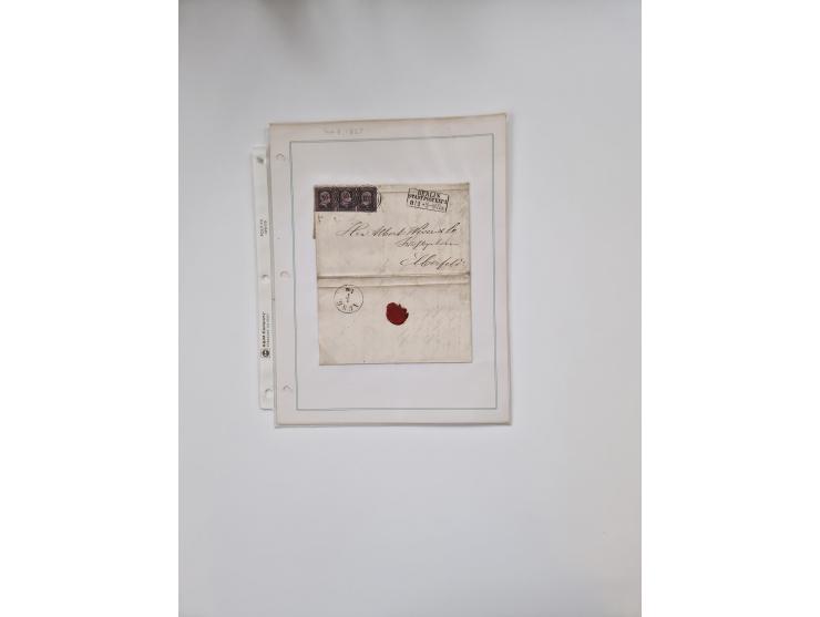 Berlin: 1817/1904,Stempel-Sammlung ab Vorphila mit ca. 280 Briefen, Karten und Ganzsachen mit vielen verschiedenen Stempeln i
