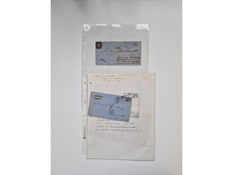 Berlin: 1817/1904,Stempel-Sammlung ab Vorphila mit ca. 280 Briefen, Karten und Ganzsachen mit vielen verschiedenen Stempeln i