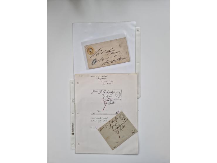 Berlin: 1817/1904,Stempel-Sammlung ab Vorphila mit ca. 280 Briefen, Karten und Ganzsachen mit vielen verschiedenen Stempeln i