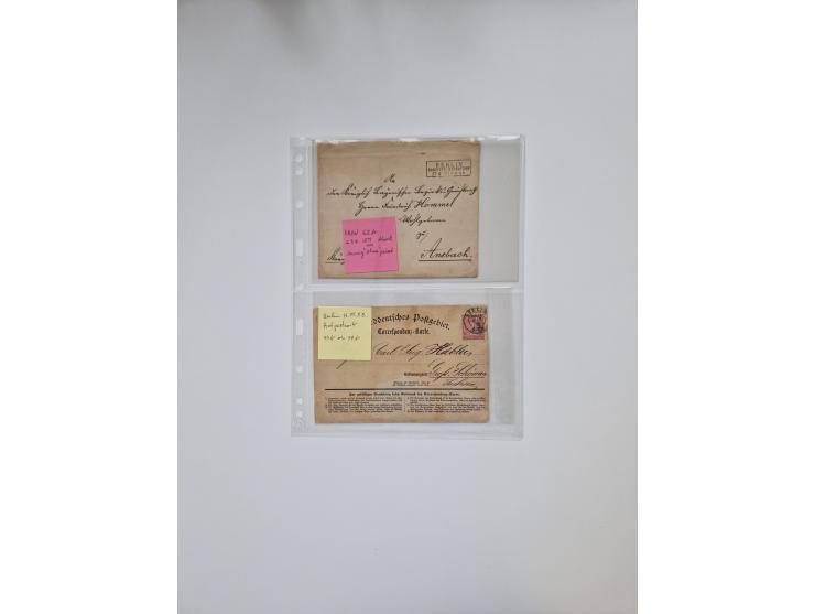 Berlin: 1817/1904,Stempel-Sammlung ab Vorphila mit ca. 280 Briefen, Karten und Ganzsachen mit vielen verschiedenen Stempeln i