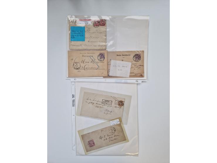 Berlin: 1817/1904,Stempel-Sammlung ab Vorphila mit ca. 280 Briefen, Karten und Ganzsachen mit vielen verschiedenen Stempeln i