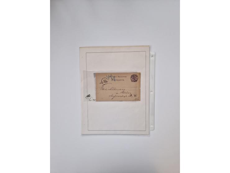 Berlin: 1817/1904,Stempel-Sammlung ab Vorphila mit ca. 280 Briefen, Karten und Ganzsachen mit vielen verschiedenen Stempeln i