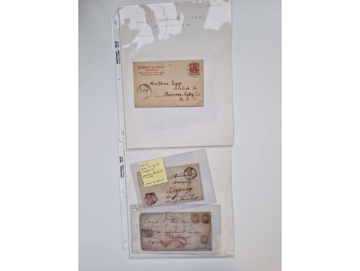 Berlin: 1817/1904,Stempel-Sammlung ab Vorphila mit ca. 280 Briefen, Karten und Ganzsachen mit vielen verschiedenen Stempeln i