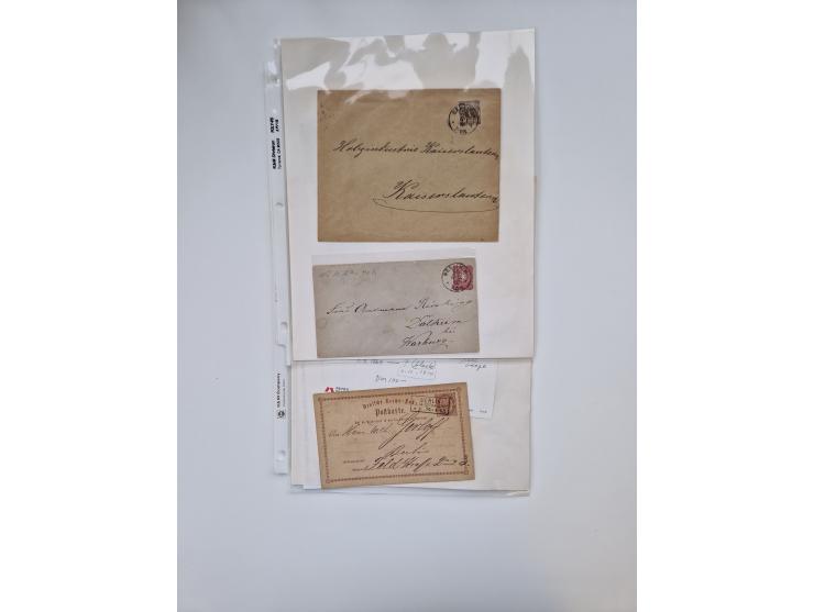 Berlin: 1817/1904,Stempel-Sammlung ab Vorphila mit ca. 280 Briefen, Karten und Ganzsachen mit vielen verschiedenen Stempeln i