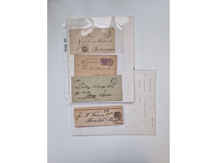 Berlin: 1817/1904,Stempel-Sammlung ab Vorphila mit ca. 280 Briefen, Karten und Ganzsachen mit vielen verschiedenen Stempeln i