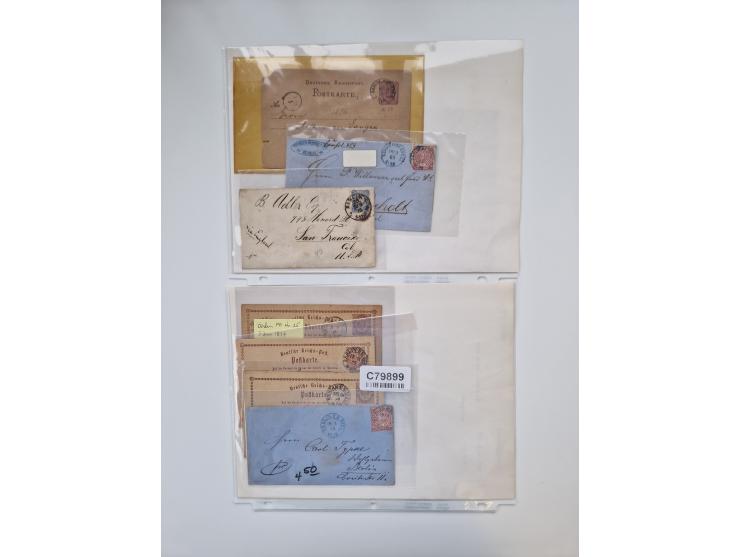 Berlin: 1817/1904,Stempel-Sammlung ab Vorphila mit ca. 280 Briefen, Karten und Ganzsachen mit vielen verschiedenen Stempeln i