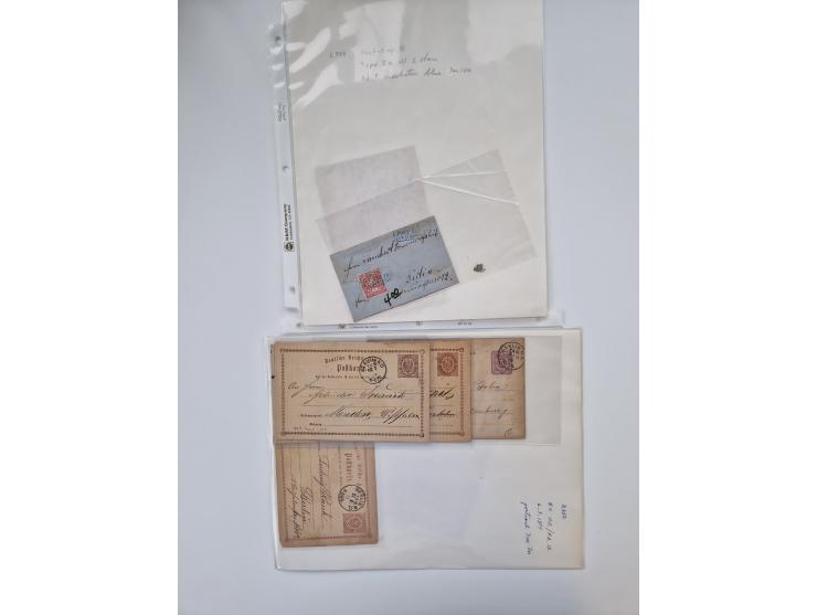Berlin: 1817/1904,Stempel-Sammlung ab Vorphila mit ca. 280 Briefen, Karten und Ganzsachen mit vielen verschiedenen Stempeln i