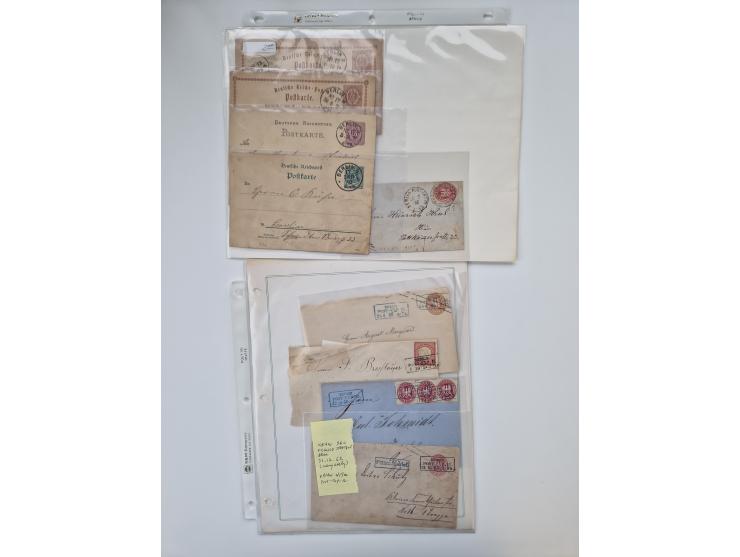 Berlin: 1817/1904,Stempel-Sammlung ab Vorphila mit ca. 280 Briefen, Karten und Ganzsachen mit vielen verschiedenen Stempeln i