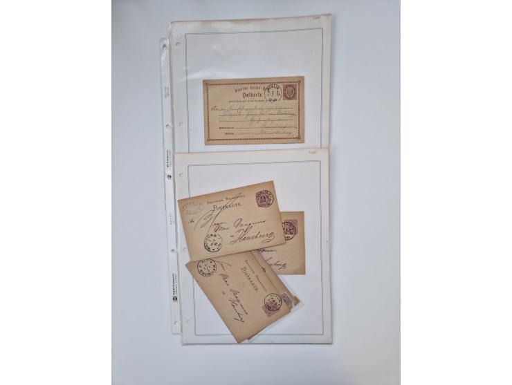 Berlin: 1817/1904,Stempel-Sammlung ab Vorphila mit ca. 280 Briefen, Karten und Ganzsachen mit vielen verschiedenen Stempeln i