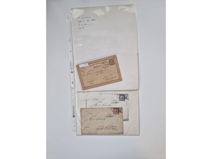 Berlin: 1817/1904,Stempel-Sammlung ab Vorphila mit ca. 280 Briefen, Karten und Ganzsachen mit vielen verschiedenen Stempeln i
