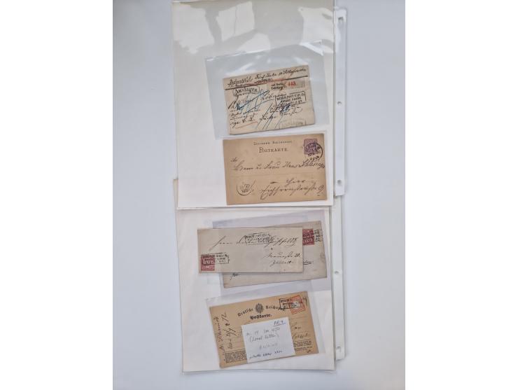 Berlin: 1817/1904,Stempel-Sammlung ab Vorphila mit ca. 280 Briefen, Karten und Ganzsachen mit vielen verschiedenen Stempeln i