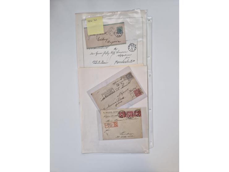 Berlin: 1817/1904,Stempel-Sammlung ab Vorphila mit ca. 280 Briefen, Karten und Ganzsachen mit vielen verschiedenen Stempeln i