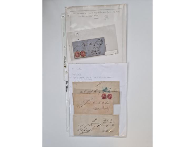 Berlin: 1817/1904,Stempel-Sammlung ab Vorphila mit ca. 280 Briefen, Karten und Ganzsachen mit vielen verschiedenen Stempeln i
