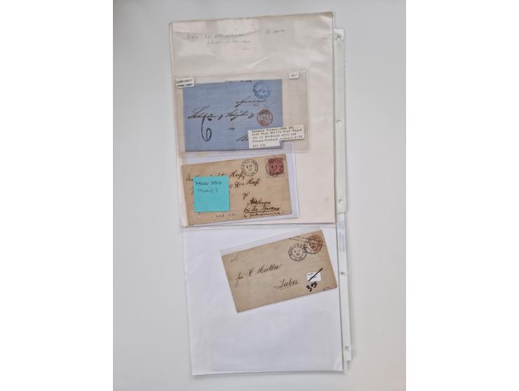 Berlin: 1817/1904,Stempel-Sammlung ab Vorphila mit ca. 280 Briefen, Karten und Ganzsachen mit vielen verschiedenen Stempeln i