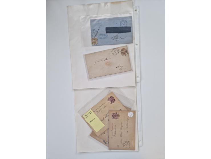Berlin: 1817/1904,Stempel-Sammlung ab Vorphila mit ca. 280 Briefen, Karten und Ganzsachen mit vielen verschiedenen Stempeln i