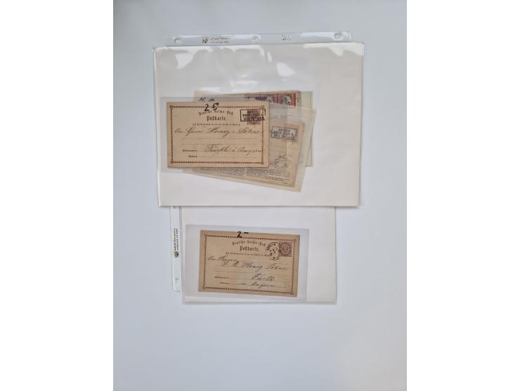 Berlin: 1817/1904,Stempel-Sammlung ab Vorphila mit ca. 280 Briefen, Karten und Ganzsachen mit vielen verschiedenen Stempeln i