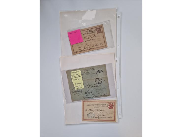 Berlin: 1817/1904,Stempel-Sammlung ab Vorphila mit ca. 280 Briefen, Karten und Ganzsachen mit vielen verschiedenen Stempeln i