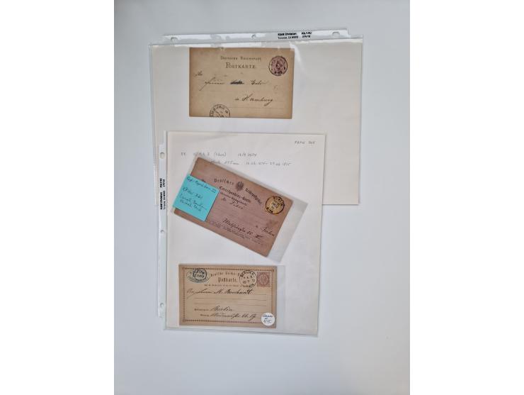 Berlin: 1817/1904,Stempel-Sammlung ab Vorphila mit ca. 280 Briefen, Karten und Ganzsachen mit vielen verschiedenen Stempeln i