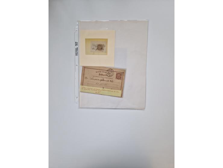 Berlin: 1817/1904,Stempel-Sammlung ab Vorphila mit ca. 280 Briefen, Karten und Ganzsachen mit vielen verschiedenen Stempeln i