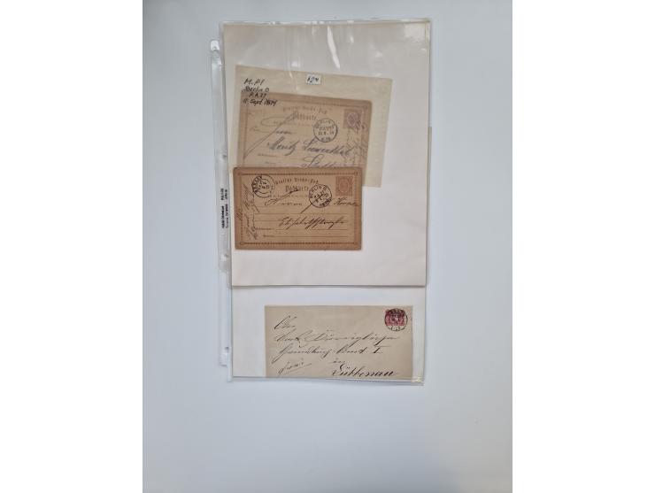 Berlin: 1817/1904,Stempel-Sammlung ab Vorphila mit ca. 280 Briefen, Karten und Ganzsachen mit vielen verschiedenen Stempeln i