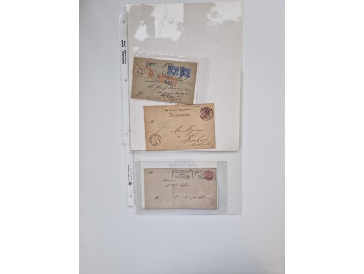 Berlin: 1817/1904,Stempel-Sammlung ab Vorphila mit ca. 280 Briefen, Karten und Ganzsachen mit vielen verschiedenen Stempeln i